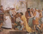 Peter von Cornelius The Recognition of Joseph by his Brothers oil painting